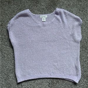 Jessica Simpson Women’s Lilac Knit Short Sleeve Size M